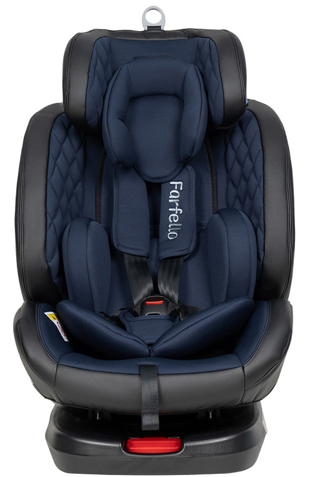 Автокресло детское ISOFIX YB102A (Blue PU/Темно-синий экокожа)