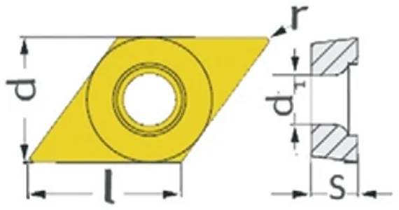 Поворотные режущие пластины Optimum ISO WNMG080408