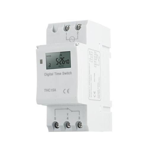 Программируемое цифровое реле времени, 220 В, 16А, крепление на din-рейку THC15A