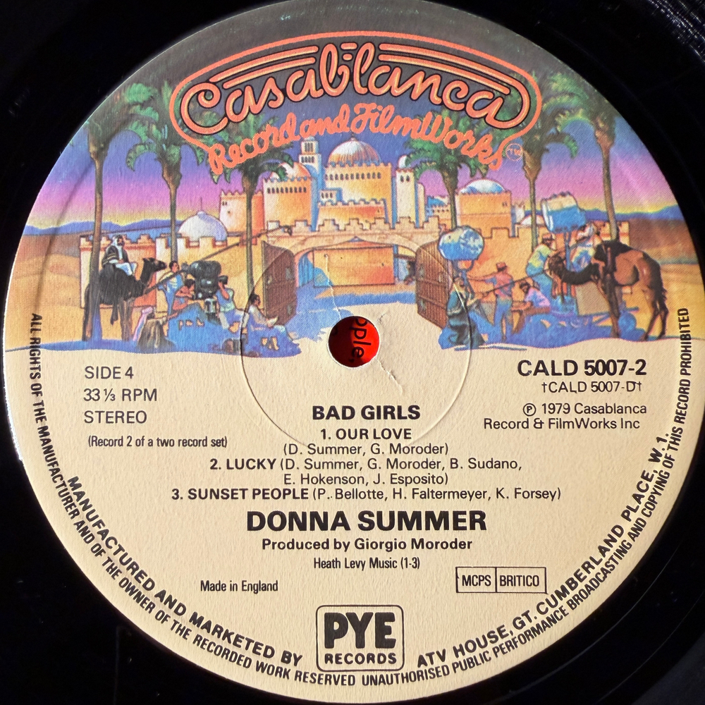 Donna Summer ‎– Bad Girls 2LP (Англия 1979г.)