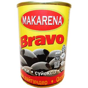 ОЛИВКИ MAKARENA BRAVO ЧЕРНЫЕ БЕЗ КОСТОЧКИ 314МЛ