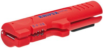 Инструмент для снятия оболочки с плоского и круглого кабеля KNIPEX 16 64 125 SB KN-1664125SB