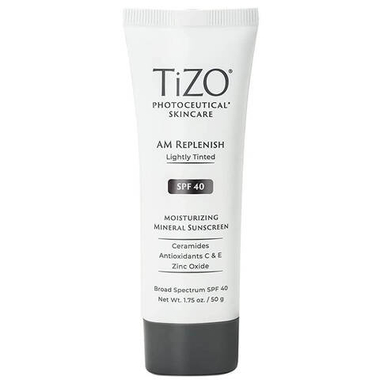 Солнцезащитный крем для лица TIZO AM Replenish Lightly Tinted SPF 40