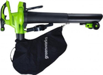 Воздуходув-садовый пылесос аккумуляторный GREENWORKS GD40BVK4 40V 2406907UB