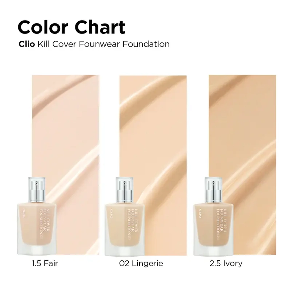 CLIO Kill Cover Founwear Foundation Spf 30 PA+++