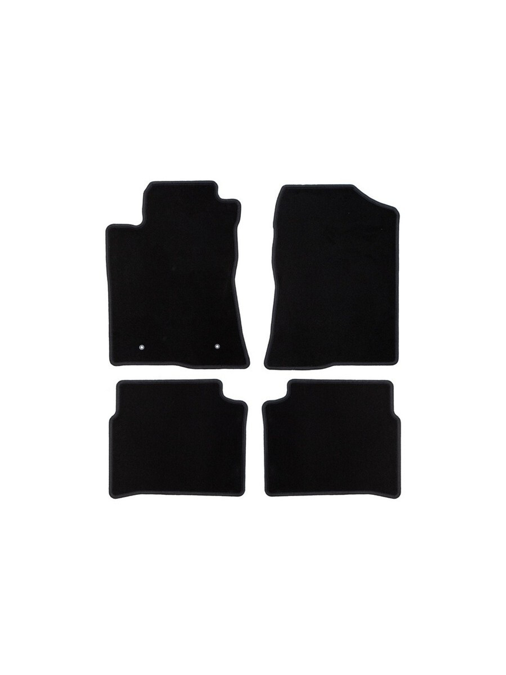 Коврики в салон для TOYOTA Avensis 2003-2006, 2006-2009, седан, 4 шт. (текстиль) KLEVER01480401200K