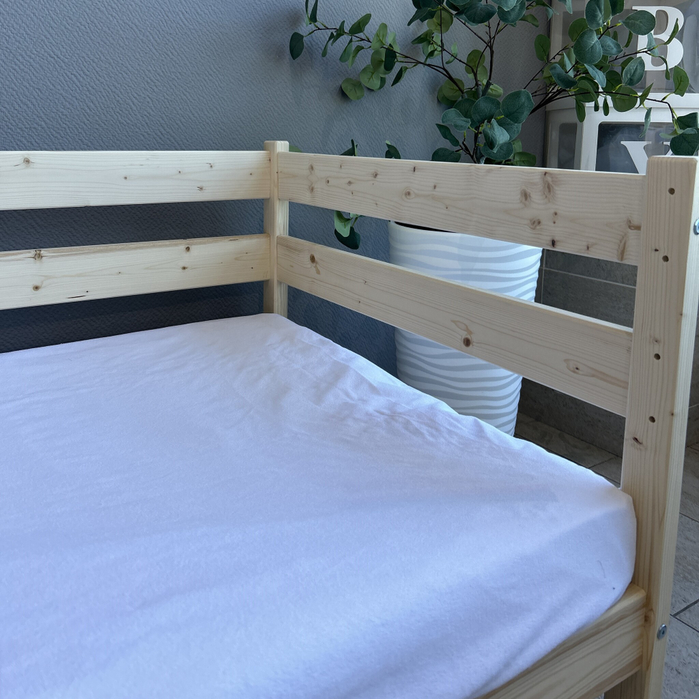 Кровать подростковая "Софа Х" 140*70 см натуральный 1 борт (СЧ)