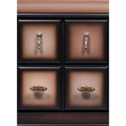 Банкетка Пандора с обувницей Орех Шоколад