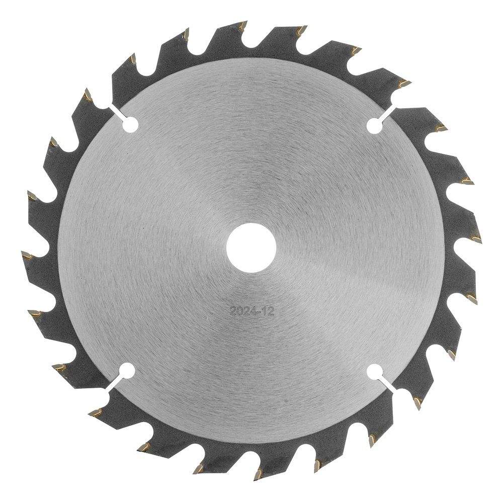 Пильный диск по дереву с гвоздями, ф185 х 20 мм, 24 зубов Denzel