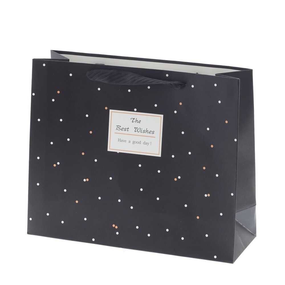 GAEM Пакет подарочный M (бумага 230г/м2, блок микс 12шт), L32 W11 H26 см, 4в.