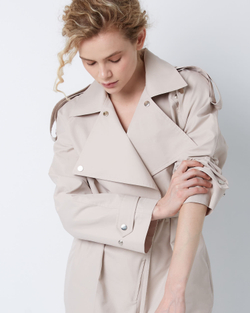 Комбинезон из хлопка Макс Мара светло-бежевый