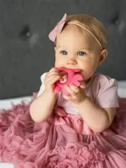 Прорезыватель для зубов силиконовый Крабик