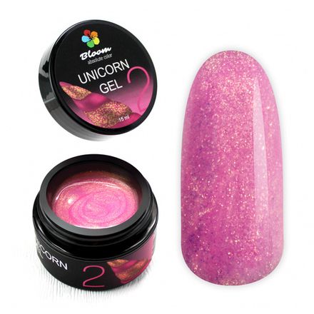 Bloom Unicorn Gel 02 - Гель моделирующий цветной, 15гр