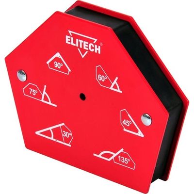 Уголок магнитный ELITECH для сварки (усилие 35 кг, для 6 углов)   0606.017800