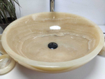 Раковина из оникса Bowl Yellow Big BO-61070 50*50*17