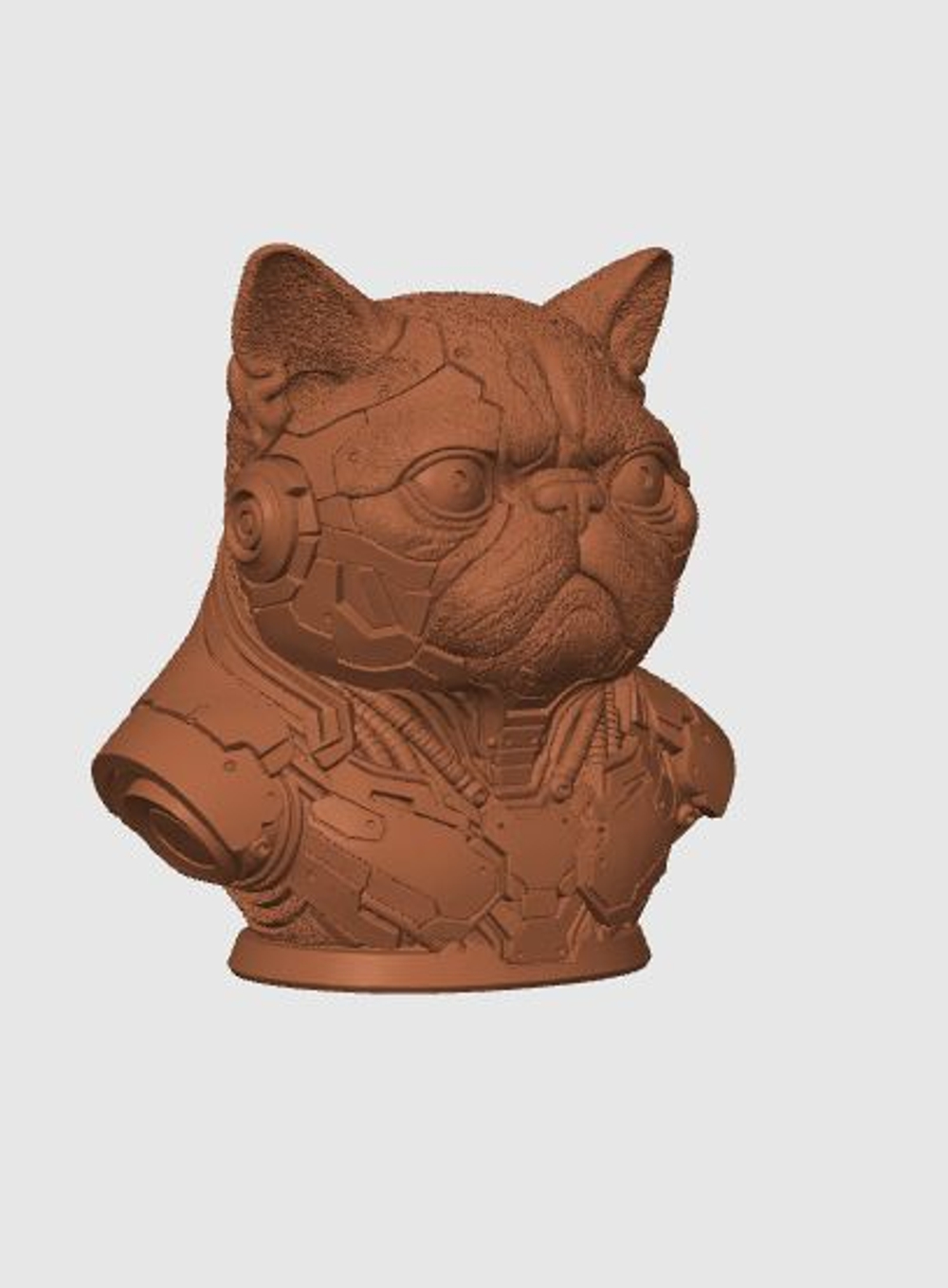 Экзотическая Короткошерстная кошка Киберпанк
