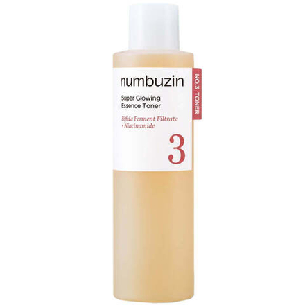 Тонер-эссенция для сияния кожи Numbuzin No.3 Super Glowing Essence Toner 200 мл