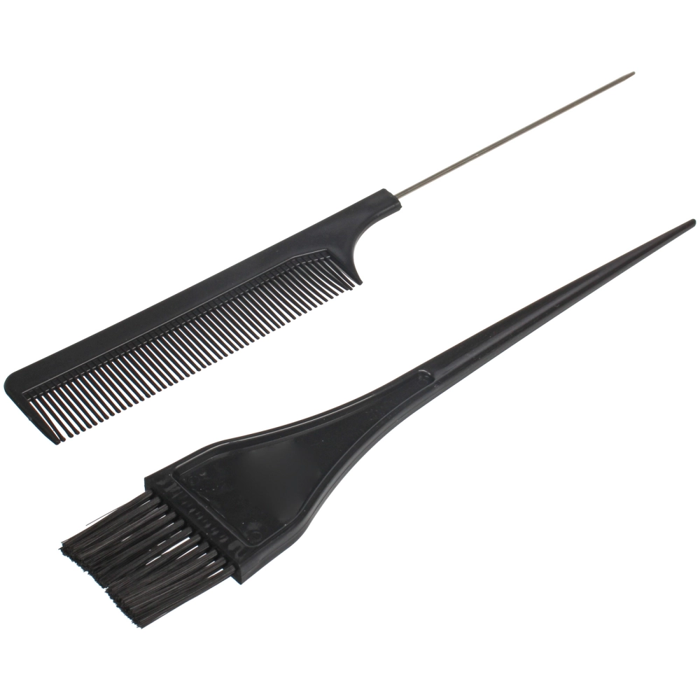 Набор для окрашивания, 2 предмета, цвет черный