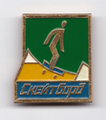 Футболка SUVS WEAR "Скейтборд Металлик" Белый