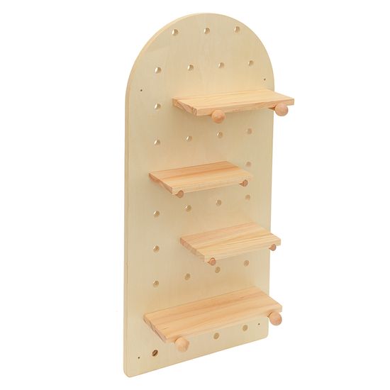 Пегборд shely, 38х80 см, светлое дерево