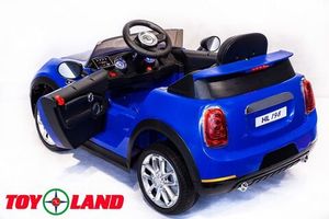 Детский электромобиль Toyland Mini Cooper синий