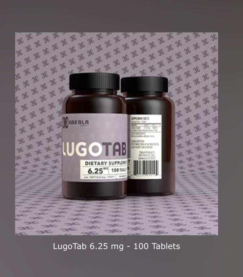 LugoTab 25 mg - 90 Tablets