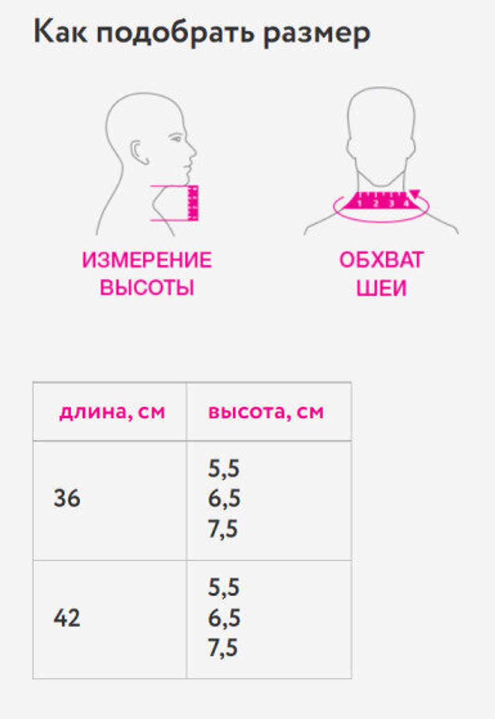 Бандаж шейный ШВД 36*7,5черный