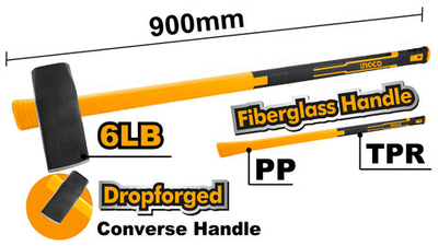 Топор-колун 3 кг INGCO HSPM02068D