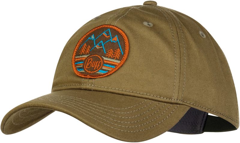 Кепка детская Buff Baseball Cap Solid Khaki Фото 1