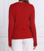 Хлопковый свитер gallo Weekend MaxMara - красный(536613296)