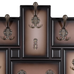 Вешалка настенная Пандора 9 Орех Оберджин Шоколад