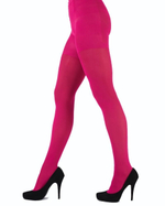 Бархатистые колготки Coloured Opaques (Размер: S-M) (Цвет: малиновый)