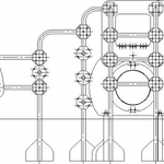 Детский спортивно-игровой комплекс с горкой серия "Сфера" Romana 057.23.00