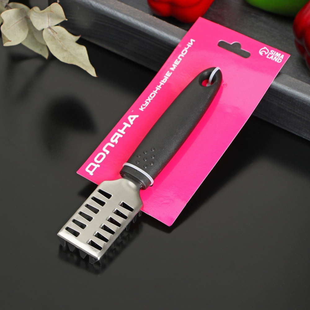 Рыбочистка Доляна «На века», 18,5 см, цвет чёрный