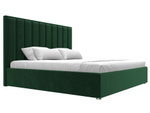 Кровать интерьерная Афродита 200, Зеленый, Велюр, 120605
