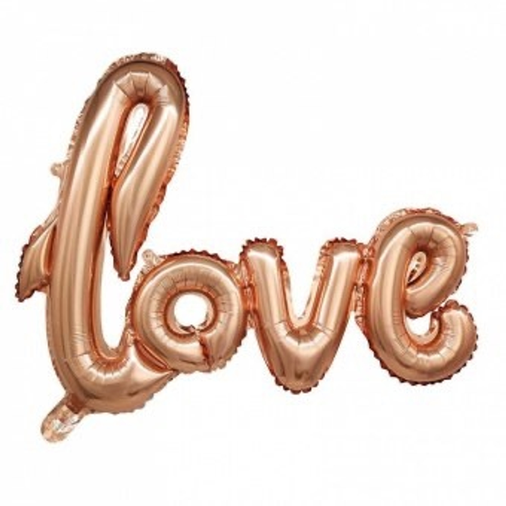 ВОЗДУХ Надпись Буквы Love (цвет в ассорт.) 39/100 см