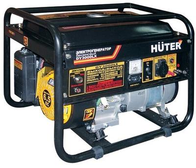 Портативный бензиновый генератор (2.7 кВт) HUTER DY3000LX