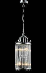 Подвесной светильник Crystal Lux TADEO TADEO SP4 D200 CHROME/TRANSPARENTE