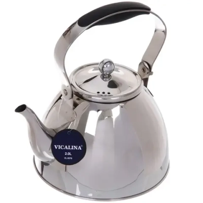 Чайник из нержавеющей стали 2л «Vicalina» с ситом, блеск VL-9376