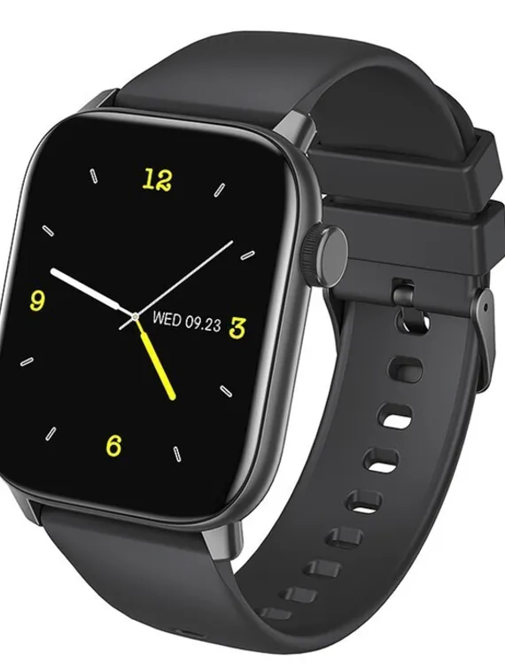 Смарт-часы Hoco Y3, 1.69&quot;, 240x285, IP68, BT5.0, 220 мАч, будильник, шагомер, черные