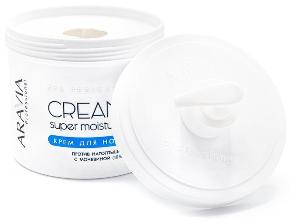 ARAVIA Professional Крем для ног "Super Moisture" от натоптышей с мочевиной, 550 мл.