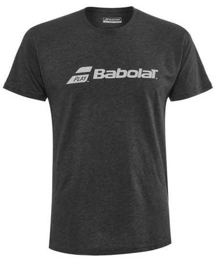 Мужская теннисная футболка Babolat Exercise Tee Men - black heather