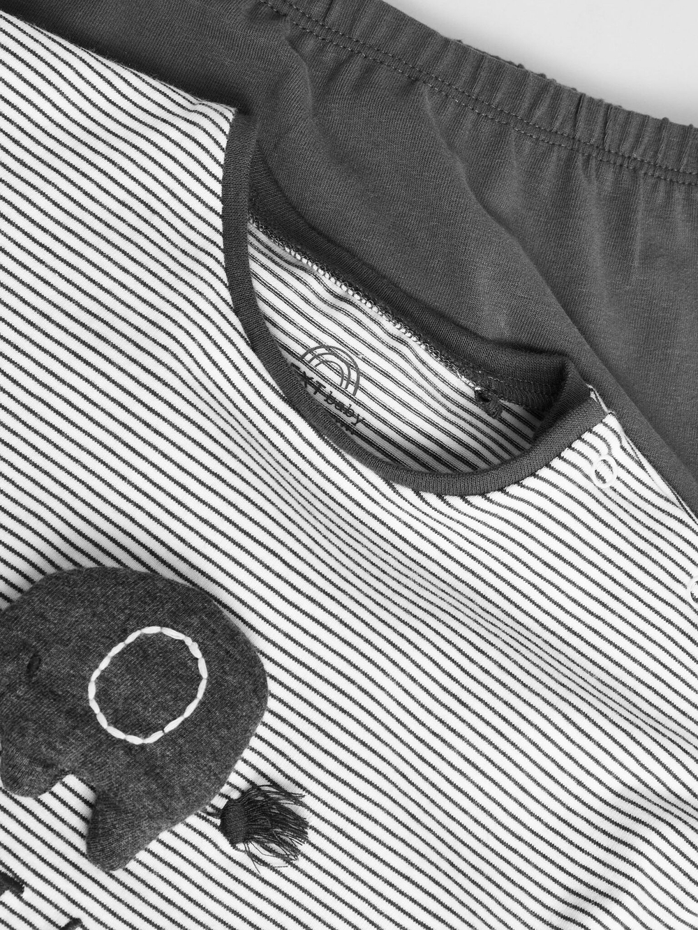 Лонгслив и легинсы в комплекте для малышей Next E48-214, Серый, Темно-серый