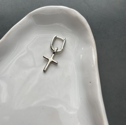 моносерьга cross tiny (крест)