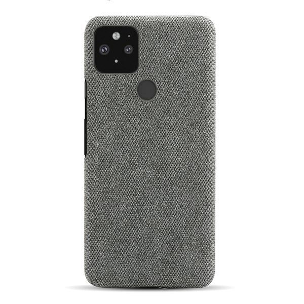 Тканевый чехол Coque Fabric Case для Google Pixel 4a 5G 6.2" (Серый)