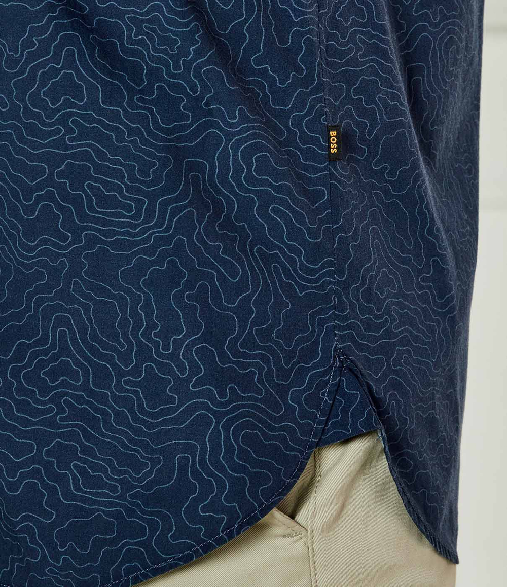 Рубашка Remiton_M BOSS ORANGE - темно-синий(50519779)