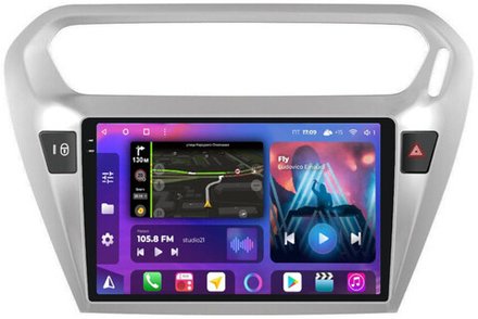 Магнитола для Peugeot 301 / Citroen C-Elysee - FarCar 294M на Android 13, QLED+2K, TS10, CarPlay, 4G SIM-слот