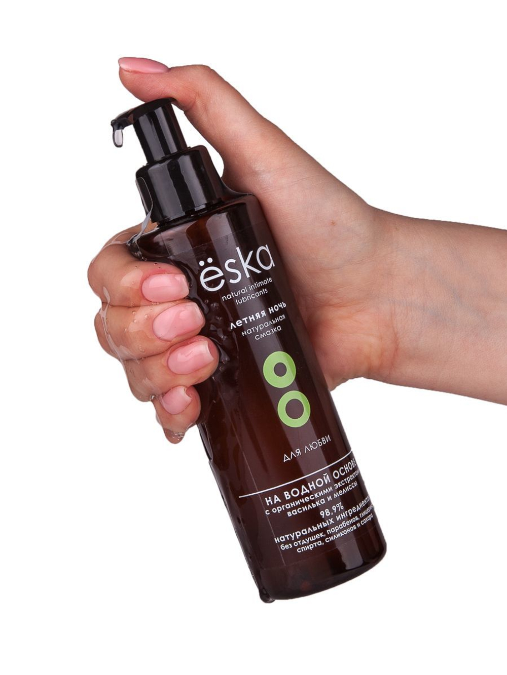Eska Летняя ночь 200 мл – натуральный водный лубрикант, съедобный, аромат трав