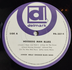 Винтажная виниловая пластинка LP Junior Wells Chicago Blues Band With Buddy Guy Hoodoo Man Blues (Japan 1973) (No Obi)