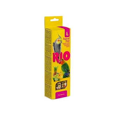 Рио палочки для средних попугаев с тропическими фруктами 2х75 г